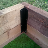 2-Tier Internal & External Corner Railway Sleeper Bracket (Pack of 4)